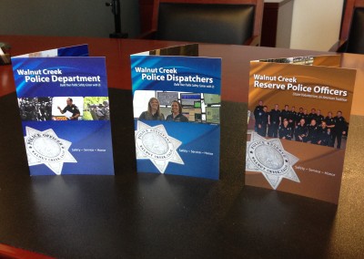 Walnut Creek Police Department Recruiting Brochures